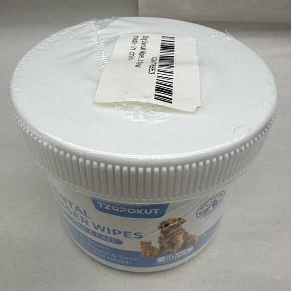 Dog Teeth Cleaning Wipes, Dog Dental Wipes for Dog Tooth Pet Dental Finger Wipes - Picture 8 of 11